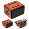 Mahogany Wood-Crafted Bluetooth Speaker & Wireless Charger