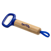 Pop Top Bamboo Bottle Opener