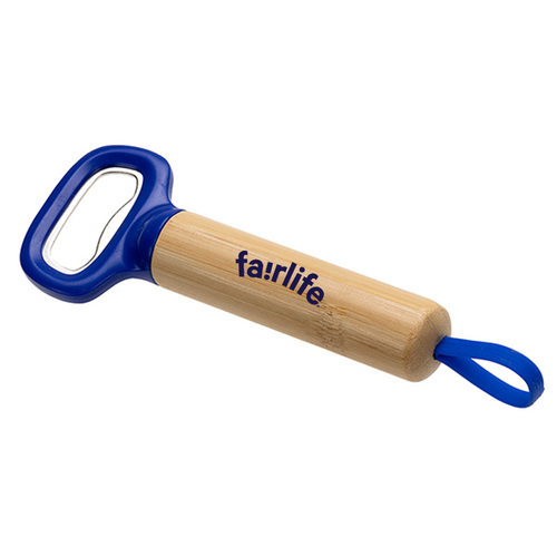 Pop Top Bamboo Bottle Opener