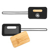 First Class Bamboo & Silicone Luggage Tag